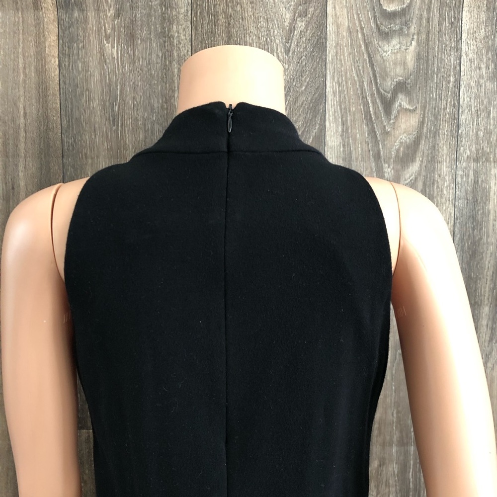 Calvin Klein black sleeveless mock neck shift dress - Picture 4 of 5